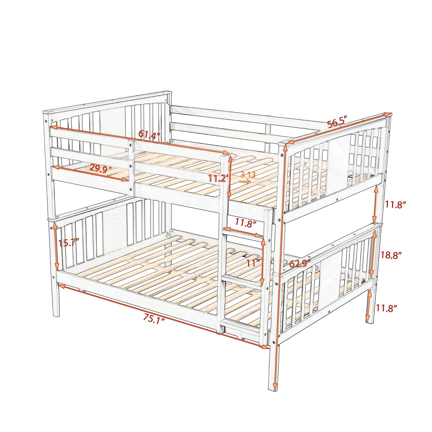 Gray Haven Bunk Bed