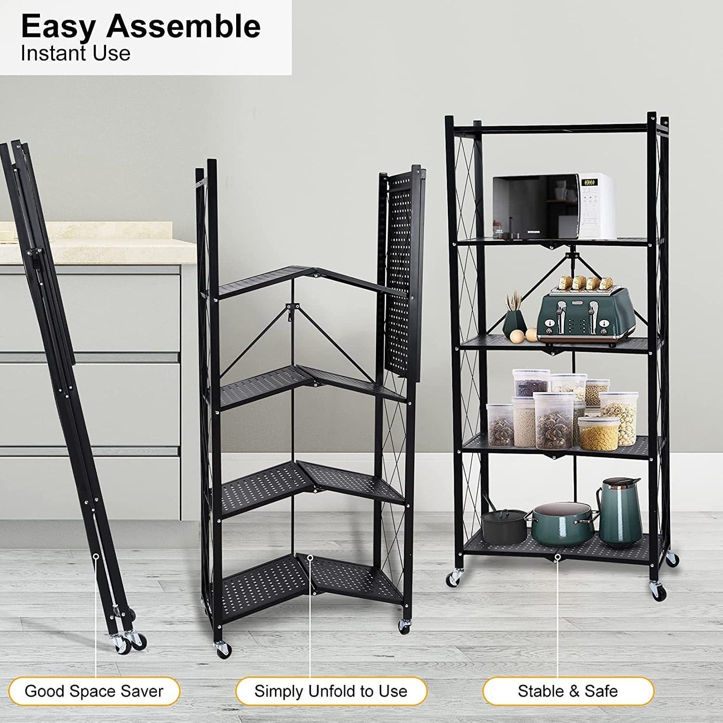 Smart Rack 5-Tier Mobile Storage System