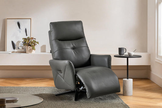 Jova Recliner Chair with Dual Motor - Dark Gray