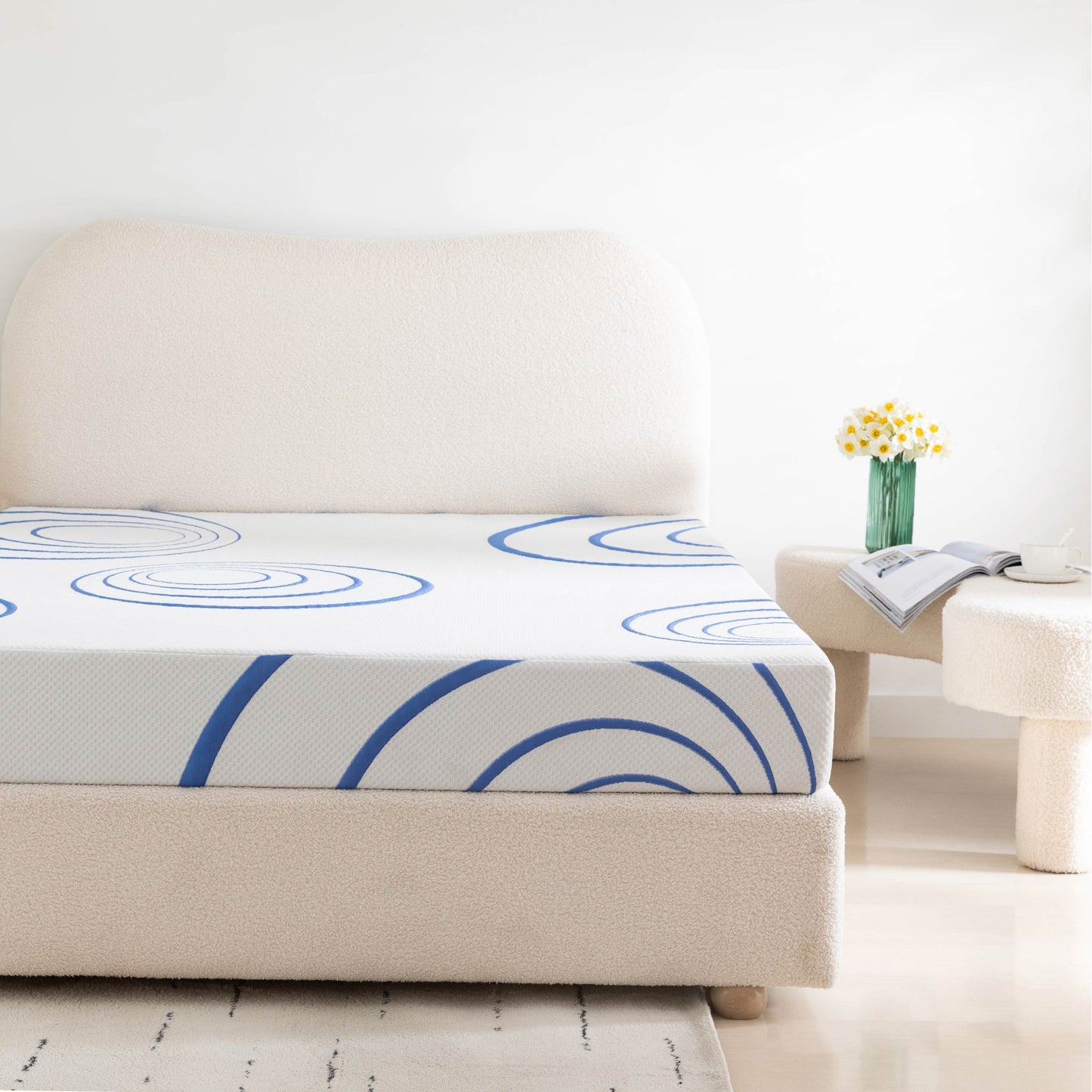Bamboo Charcoal Infused Gel Memory Foam  8" Mattress - King