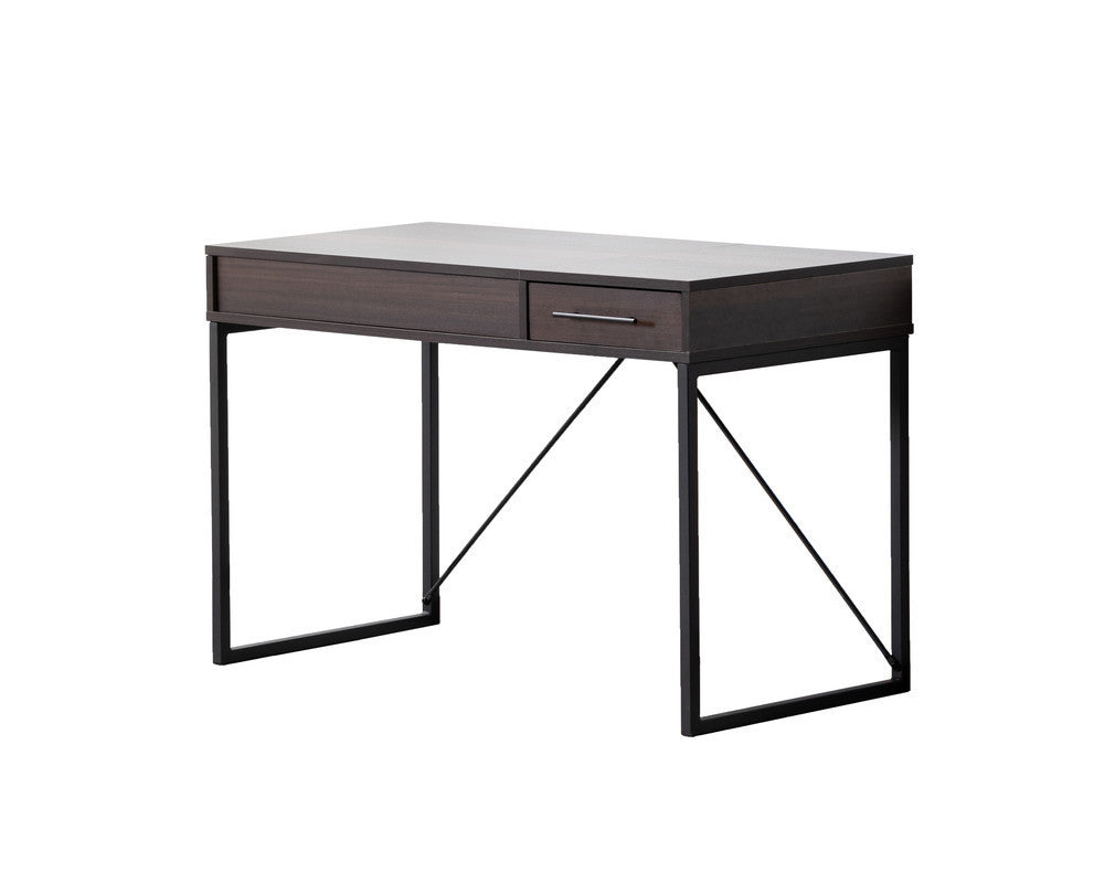 Lumina Walnut Wood Lift Top Desk with Secret Compartment and Drawer