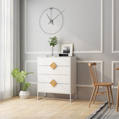 Elegant Oakwood Square Dresser