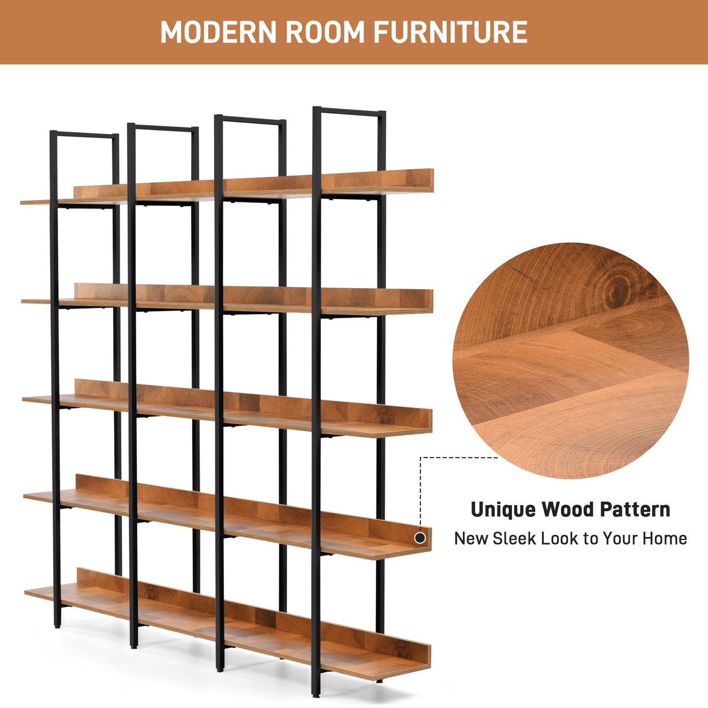 Vintage Metal Bookshelf