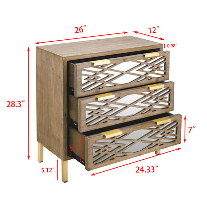 Vintage Reflections Wooden Storage Cabinet