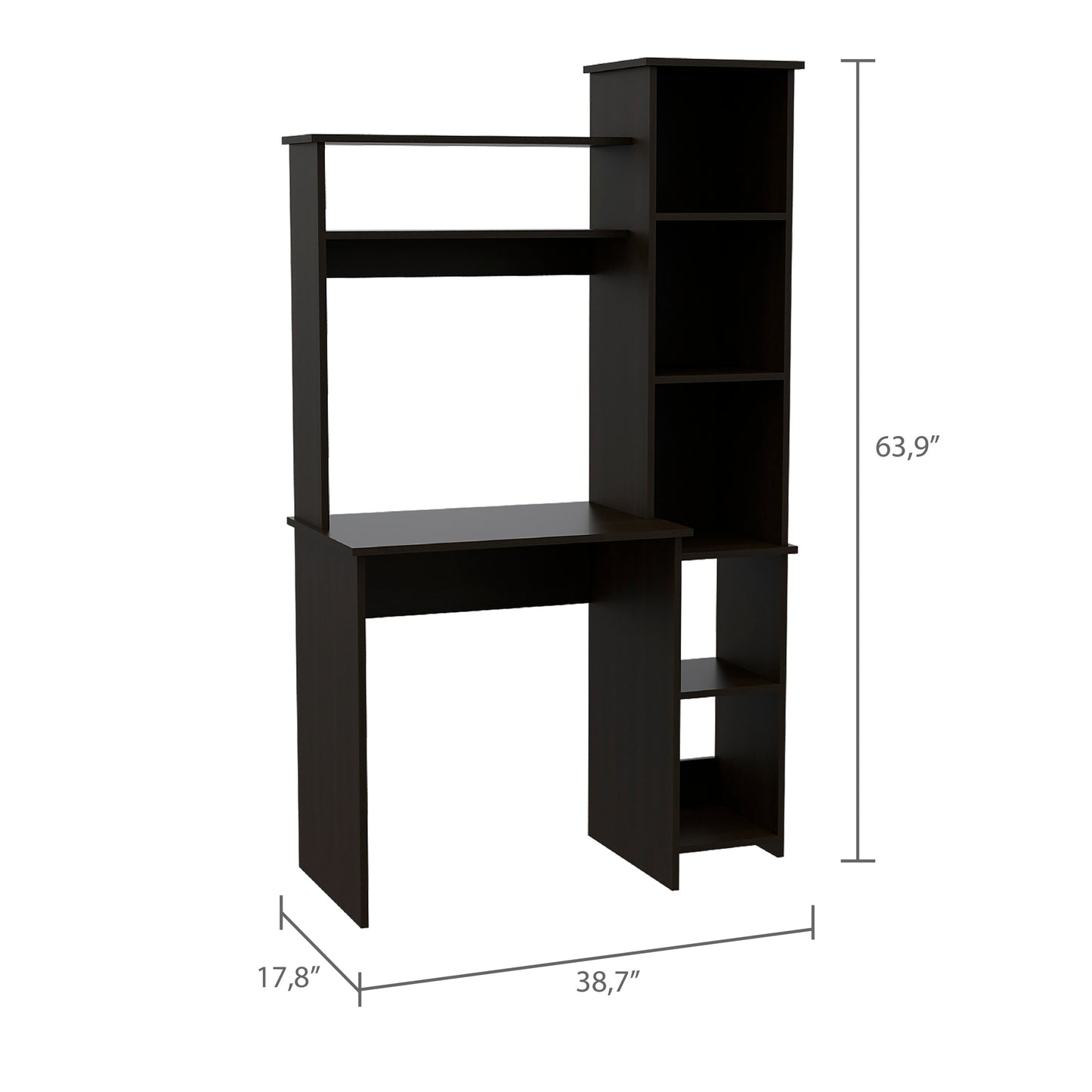 Marston Bookshelf Writing Desk