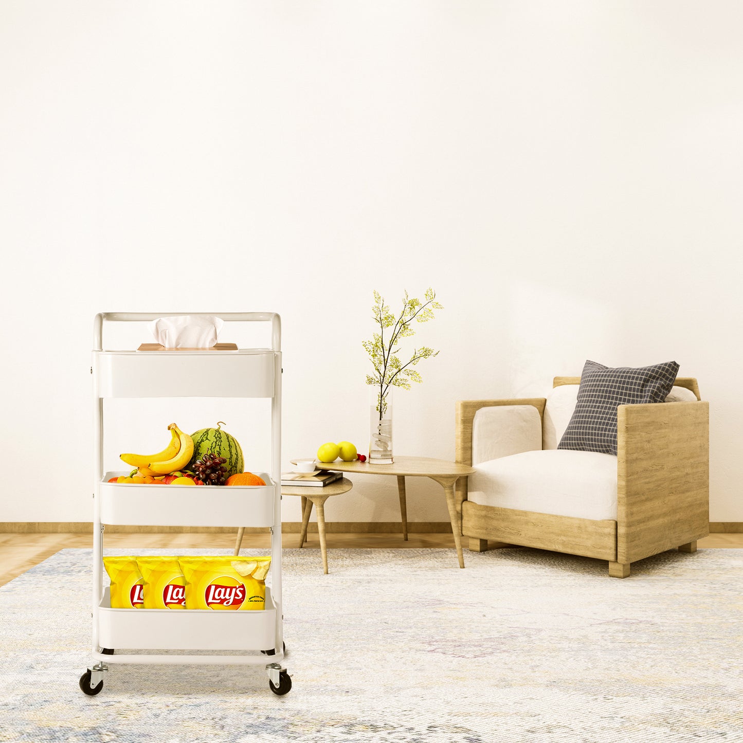 Rolling Craft Cart Deluxe