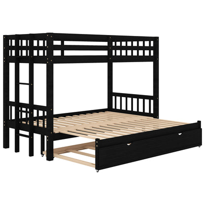 Espresso Dream Twin Trundle Bunk Bed