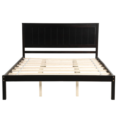 Rhoda Queen Size Platform Bed Frame - Espresso