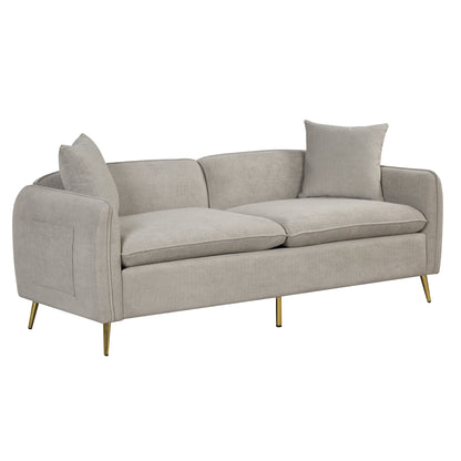 Elegant Comfort Velvet Sofa Set