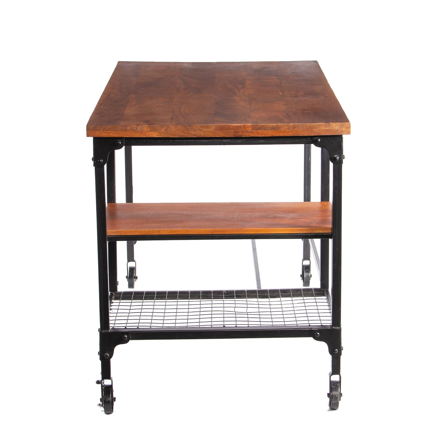 Rustic Fusion Metal Desk