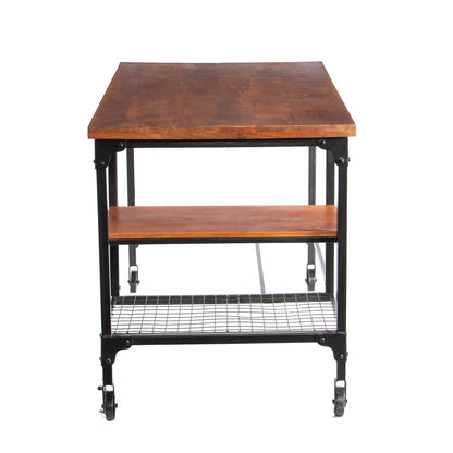 Rustic Fusion Metal Desk
