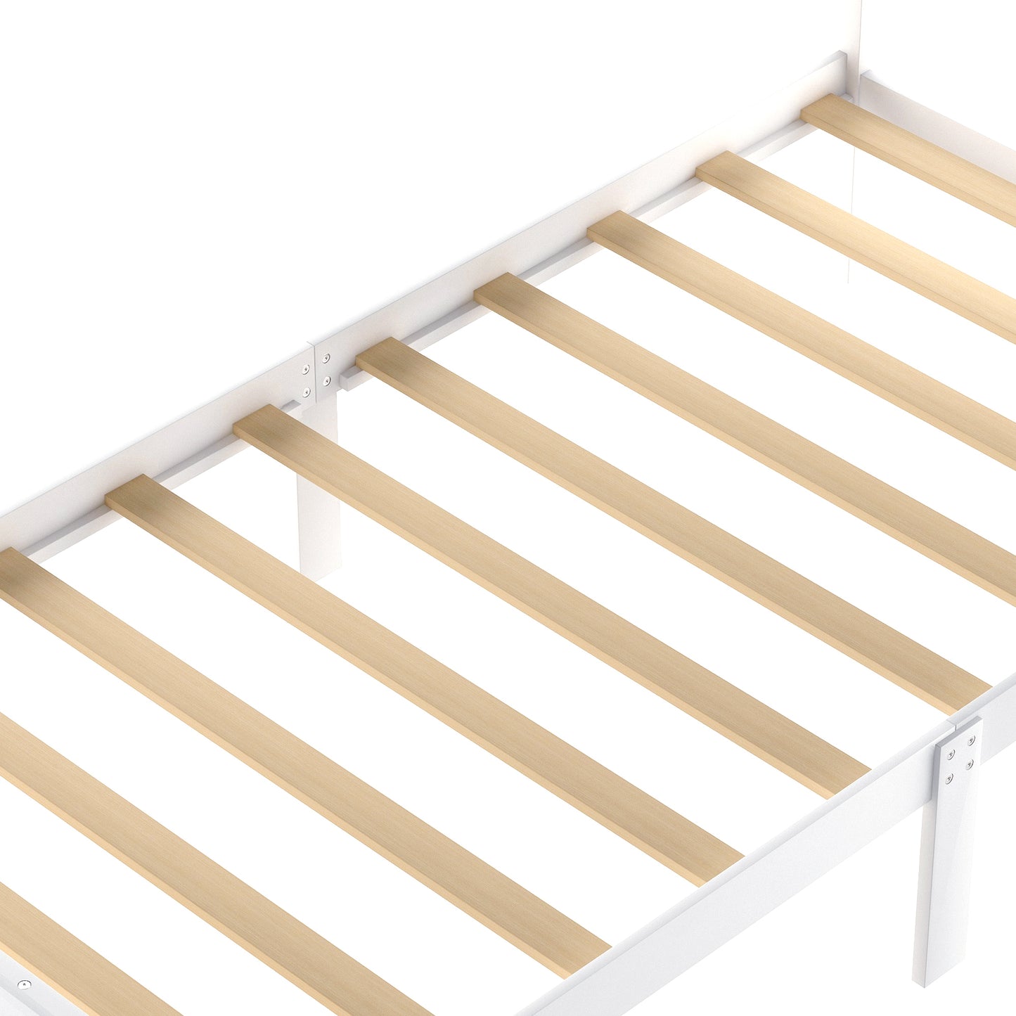 White Haven Twin Platform Bed with Storage Drawer