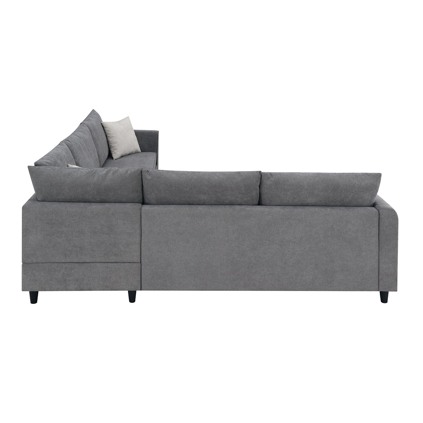 Luxury Comfort Living: Modern L-Shaped Sectional Sofa
