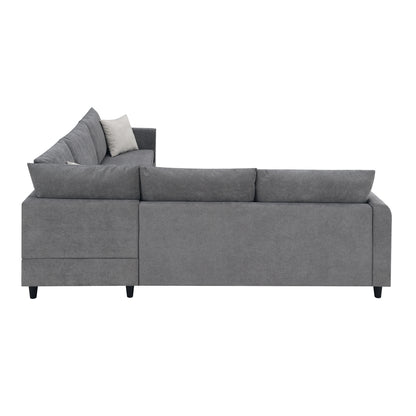 Luxury Comfort Living: Modern L-Shaped Sectional Sofa