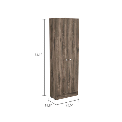 Max Storage Pantry Cabinet - Dark Brown / Black