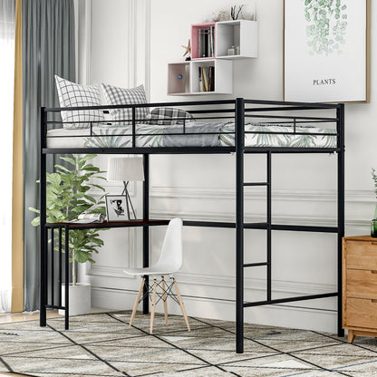 ElevateMax Twin Loft Bed with Integrated Desk