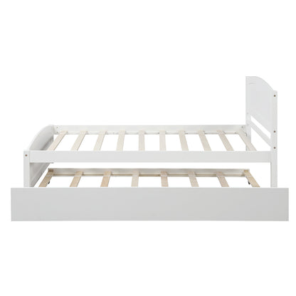 Dreamscape Twin Trundle Bed, Snow White