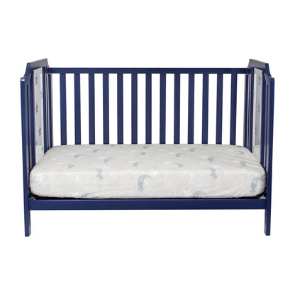 Nautical 3-in-1 Convertible Island Crib - Navy Blue
