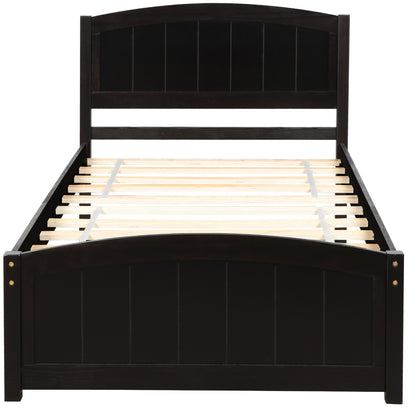 ElegantDream Wood Platform Bed