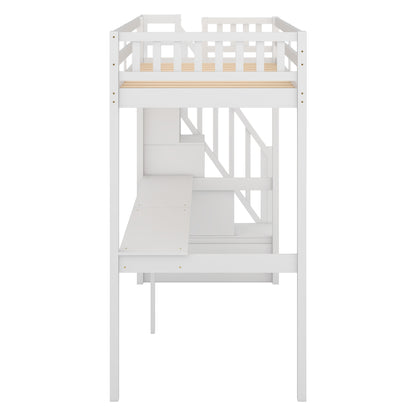 Dream Haven Twin Size Loft Bed