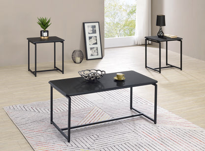 Maximus Coffee Table Set of 3 - Black