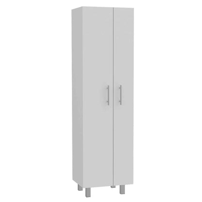 Halifax 2-Door Rectangle Closet Pantry  - White