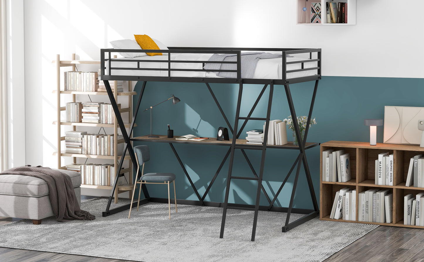 Sleek X Loft Bed