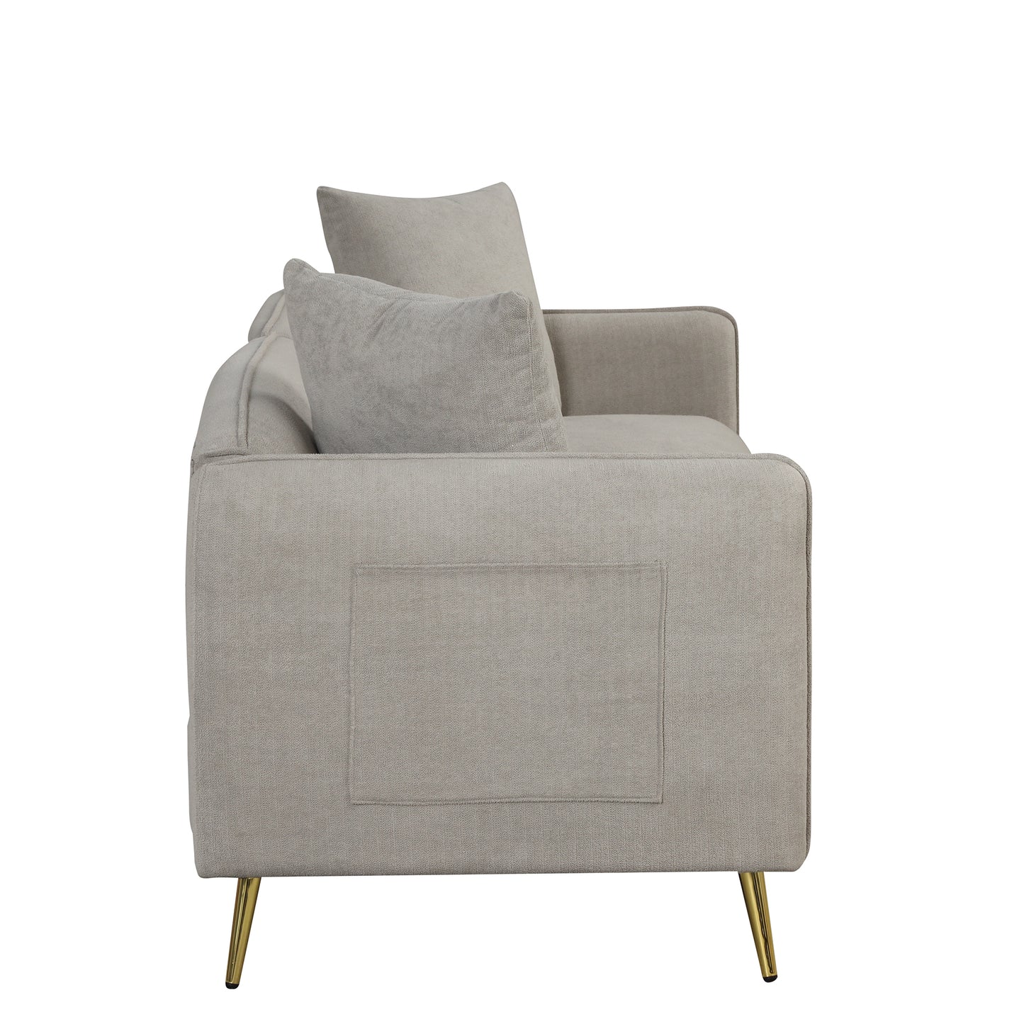 Elegant Comfort Velvet Sofa Set