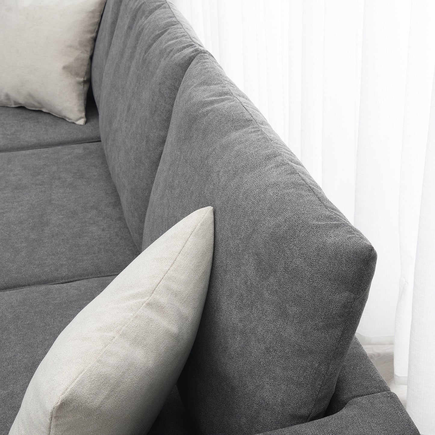 Luxury Comfort Living: Modern L-Shaped Sectional Sofa