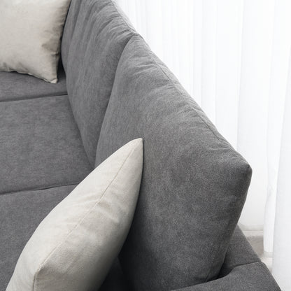 Luxury Comfort Living: Modern L-Shaped Sectional Sofa