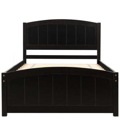 ElegantDream Wood Platform Bed