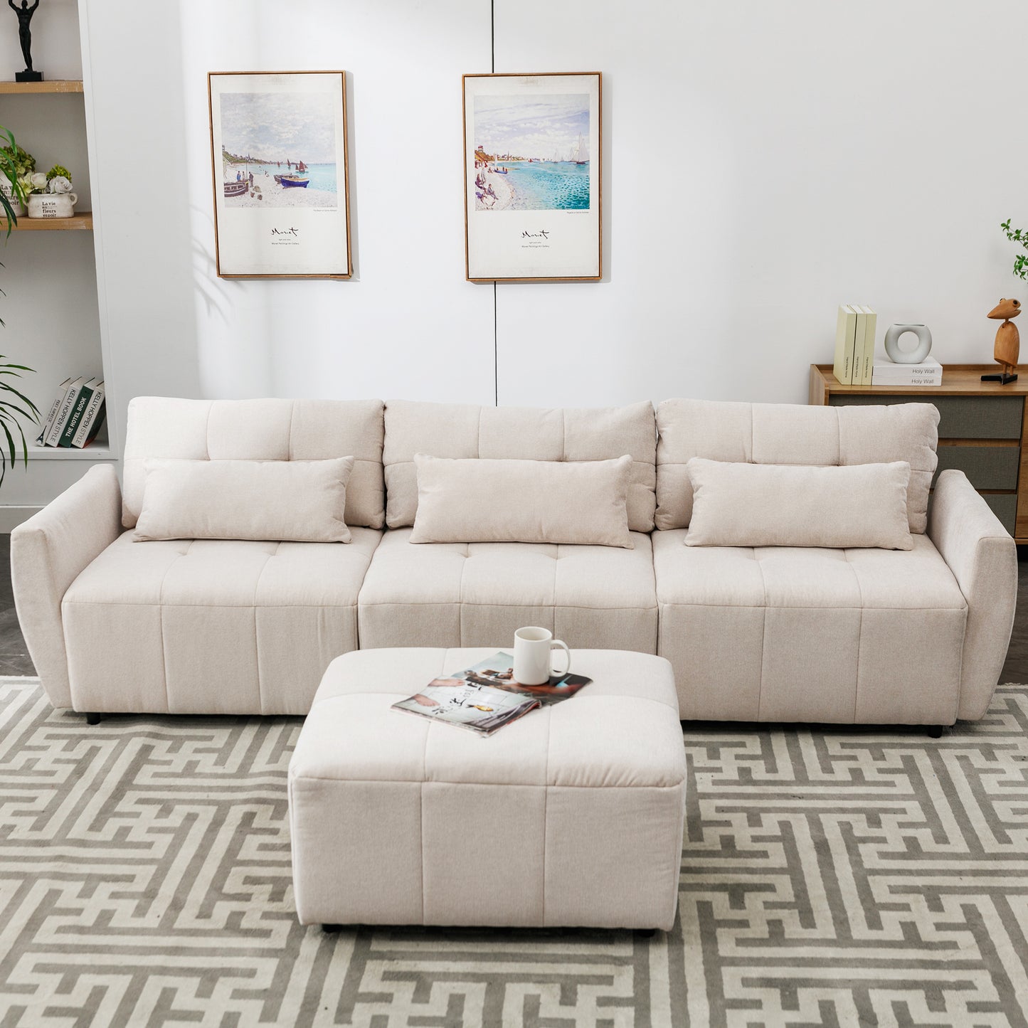 Luxury Comfort Convertible Sectional Sofa