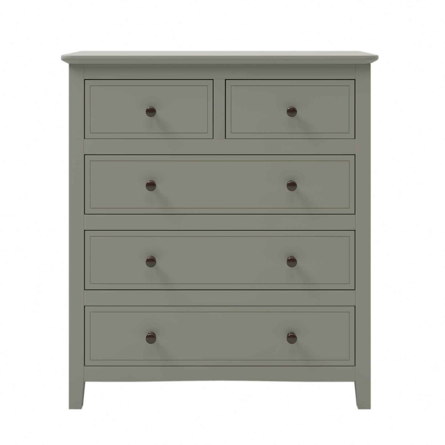 Elegant Graywood 5-Drawer Chest