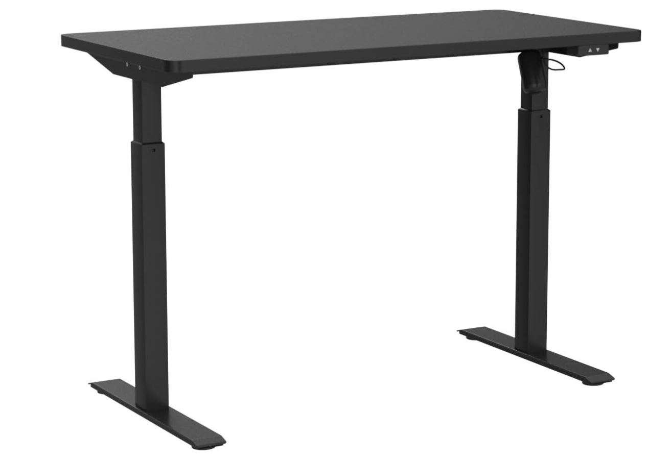 Whole Piece Electric Standing Desk 48 x 24 Inches Height Adjustable Desk