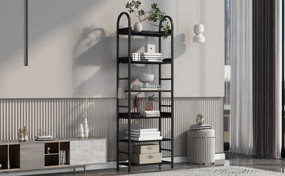 Tall Tower Bookcase - Black