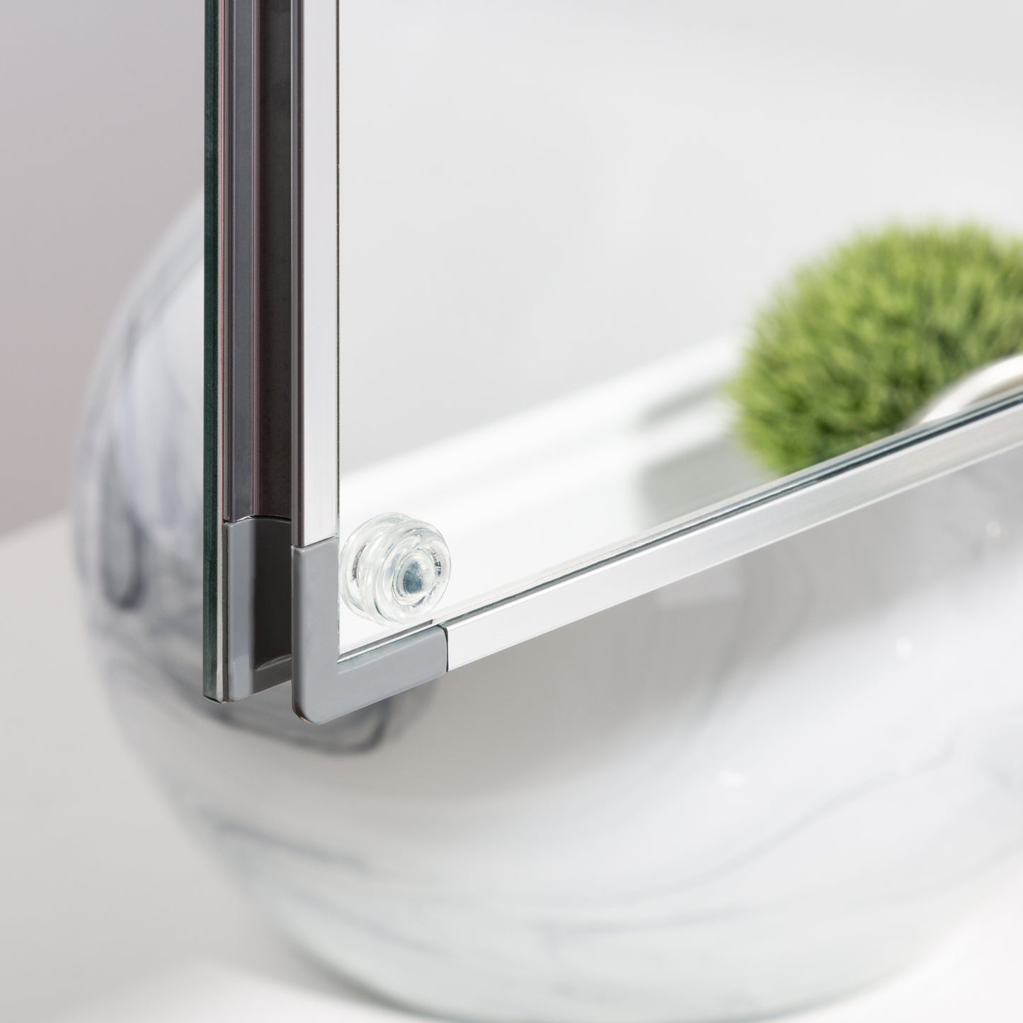 Elegant Reflections Double Door Mirror Medicine Cabinet
