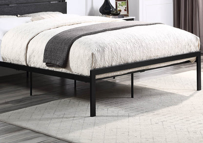 Willow Contemporary Full Size Bed - Black
