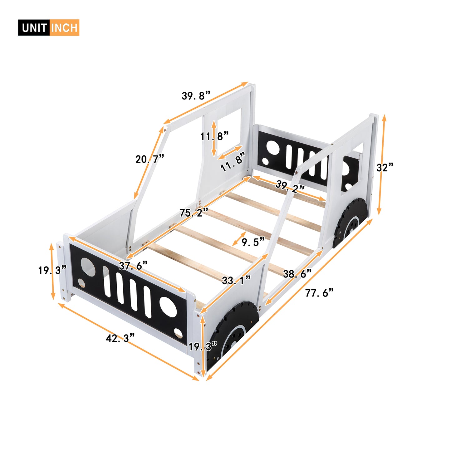 Retro Ride Twin Bed