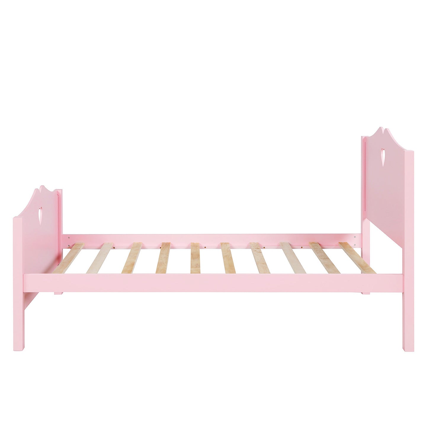 Pink Dreamwood Twin Platform Bed