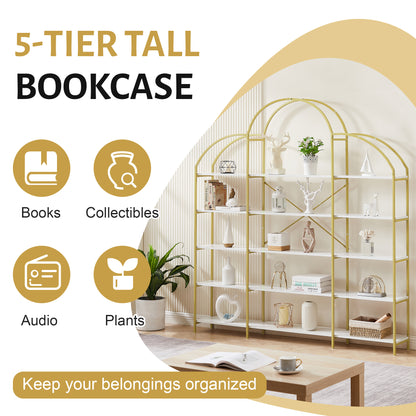 Golden Round 5-Tier Office Bookcase