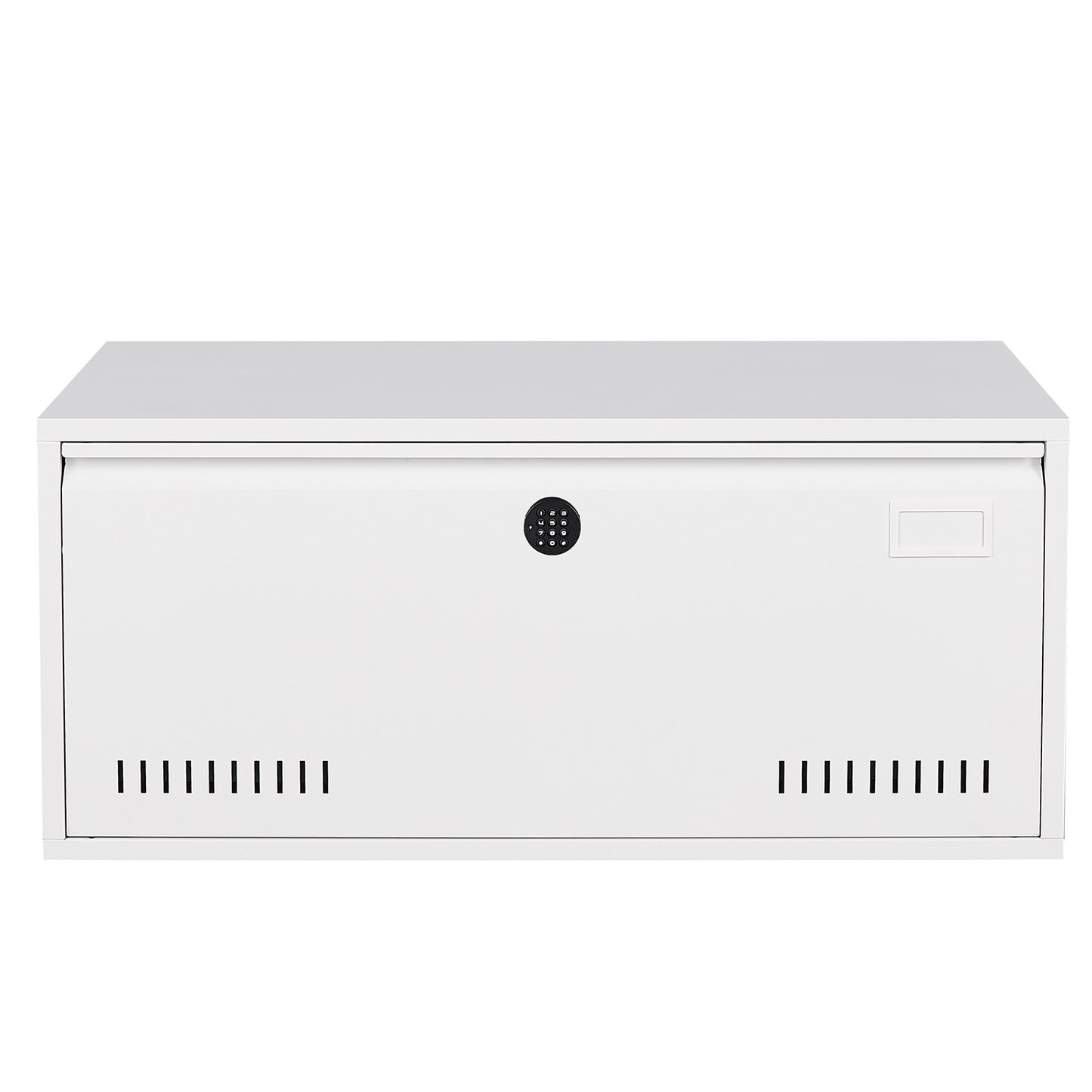 Metal Filing Cabinet with Hanging Rod for letter- documents - Black
