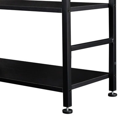 Tall Tower Bookcase - Black