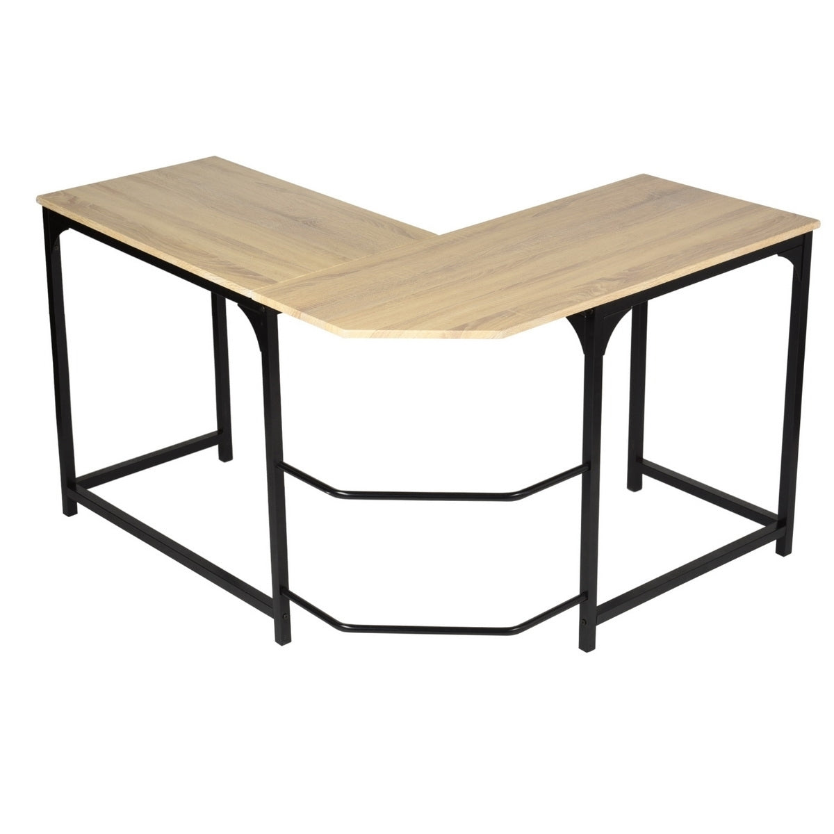 L Shaped Computer Wood Desk