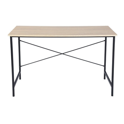 Eco Write Oak & Black Metal Frame Desk