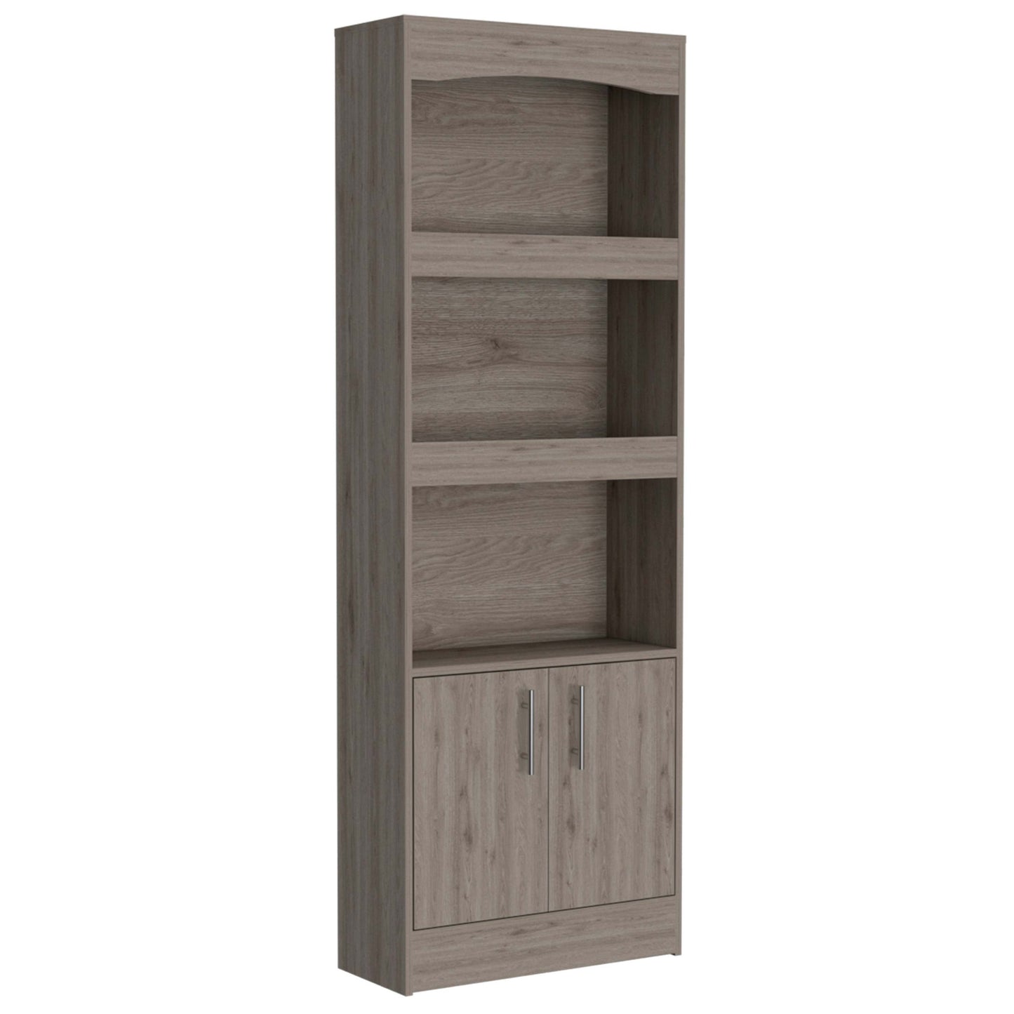 Isabelle Office Set, Bookcase and Desk - Light Gray