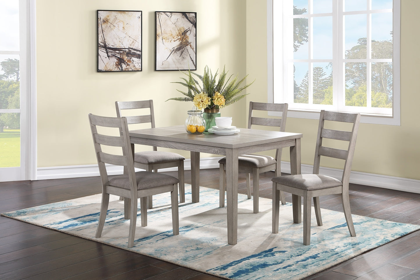 Elegant Harmony 5pc Dining Set