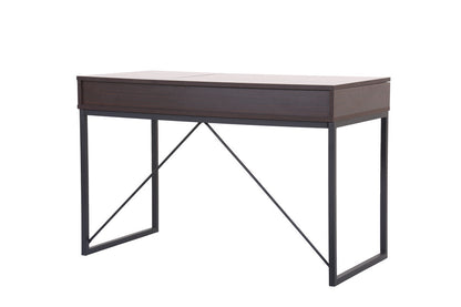 Lumina Walnut Wood Lift Top Desk with Secret Compartment and Drawer