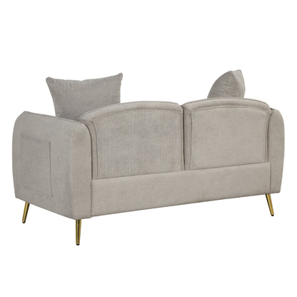 Elegant Comfort Velvet Sofa Set