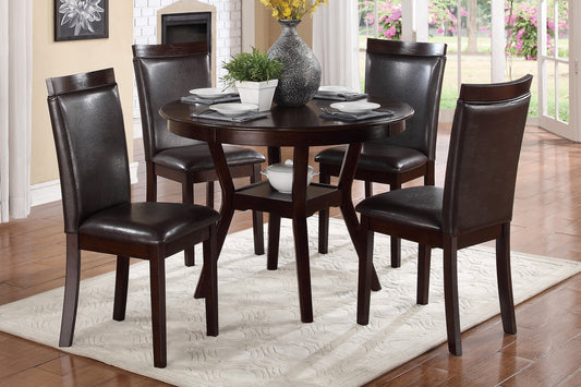 Elegant Espresso Delight Dining Set