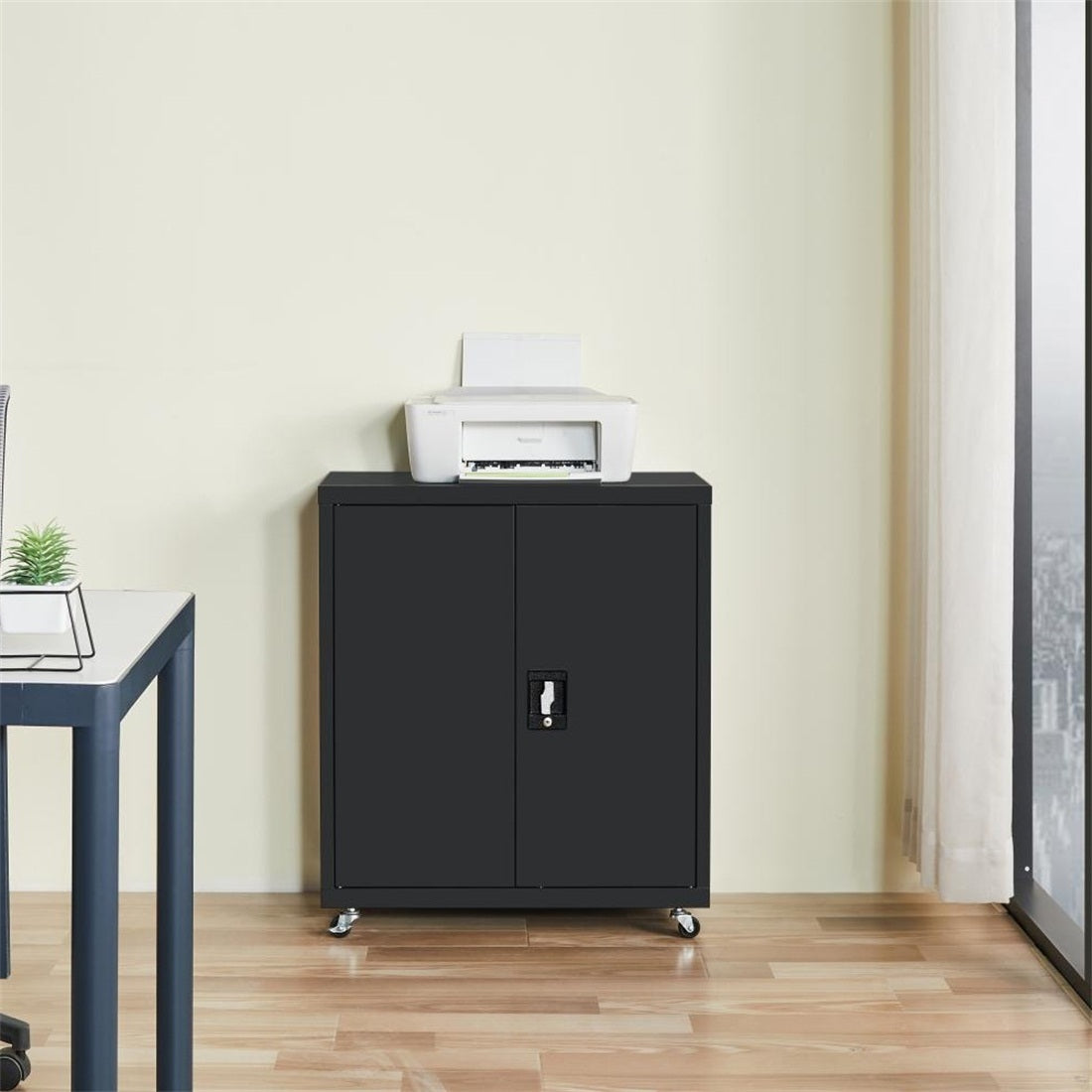 Secure Metal Filing Cabinet